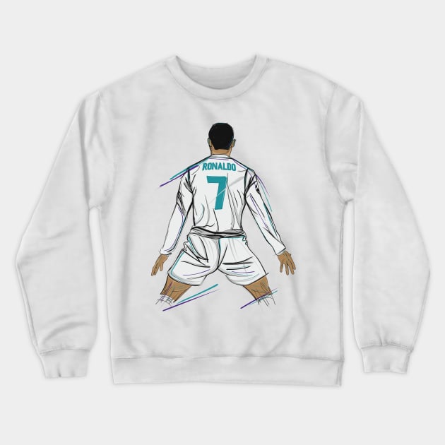 Ronaldo Crewneck Sweatshirt by Jelly89